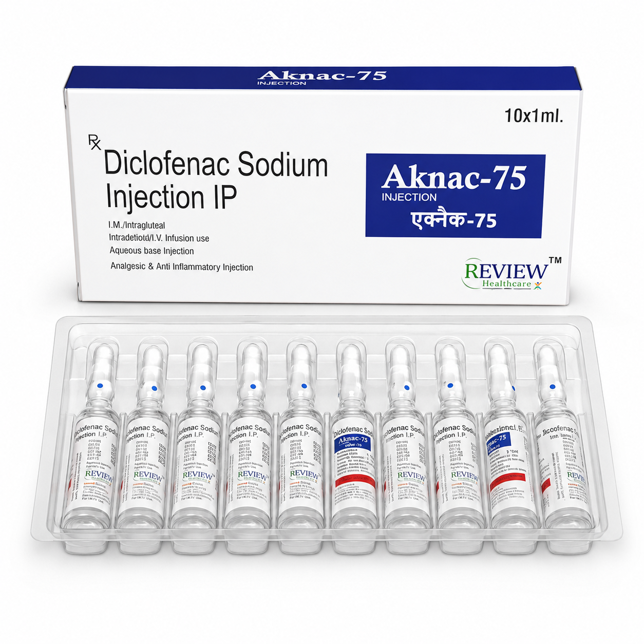 Aknac-75 Diclofenac Sodium Injection IP 75 mg by Review Healthcare