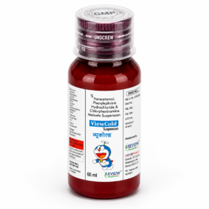 ViewCold Suspension 60 ml by Review Healthcare for fever, cold and nasal congestion