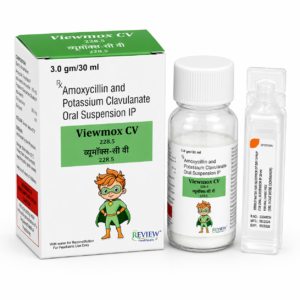 Viewmox CV Suspension – Amoxycillin and Potassium Clavulanate Oral Suspension IP for Pediatric Bacterial Infections
