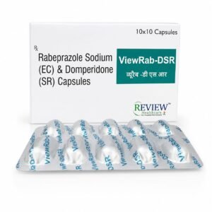 ViewRab-DSR Capsules - Rabeprazole Sodium (EC) & Domperidone (SR) Capsules by Review Healthcare