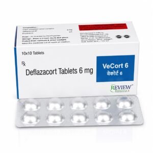 VeCort 6 Deflazacort 6 mg Tablets for inflammatory and allergic conditions