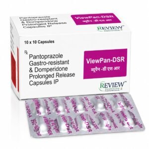 ViewPan-DSR Capsules | Pantoprazole Gastro-resistant & Domperidone Prolonged Release Capsules IP by Review Healthcare